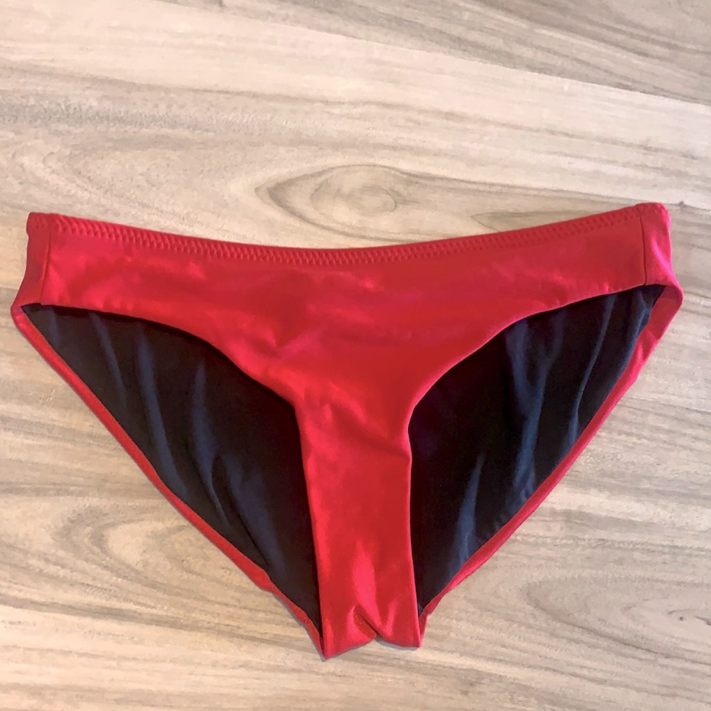 Red bikini bottoms